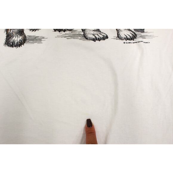 Vintage Christmas Dog T Shirt XL - Picture 3 of 9